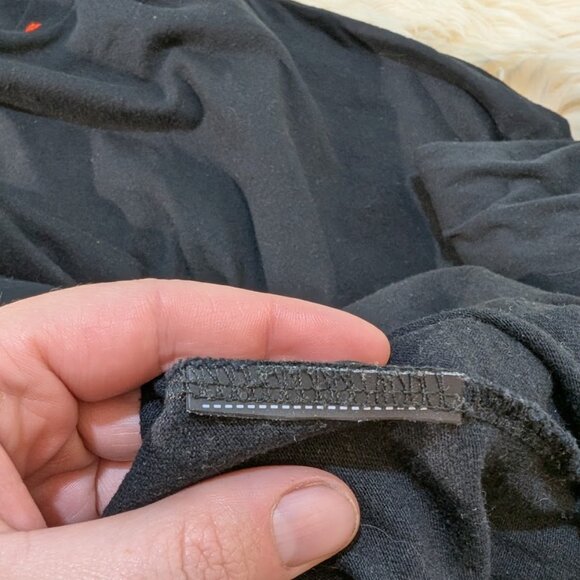 Palm Angels Black and Orange Long Sleeve T Shirt - Picture 8 of 9